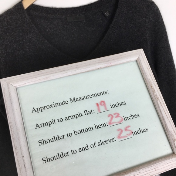 ATM Cashmere Sweater Pullover Charcoal Gray Scoop Neck Women’s Size XS Luxury - Picture 8 of 11